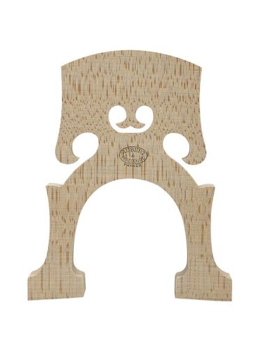 CB1690 Aubert Lutherie à Mirecourt cello bridge 4/4, belgian model, treated wood, feet width: 90 mm