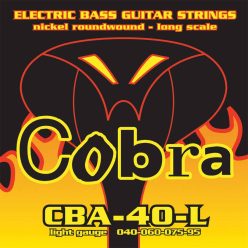   CBA-40-L Cobra  string set electric bass, nickelplated light, 040-060-075-095 longscale