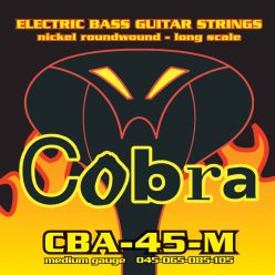   CBA-45-M Cobra  string set electric bass, nickelplated medium, 045-065-085-105 longscale