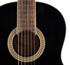 CC-10-BK Salvador Cortez Student Series classic guitar, cedar top, sapele b&s, black