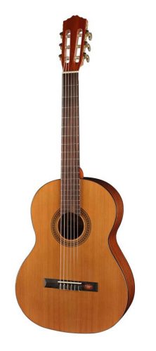 CC-10-SN Salvador Cortez Student Series classic guitar, cedar top, sapele b&s, 7/8 senorita model, 628mm