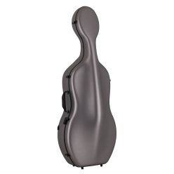   CC-1044-TI Leonardo Pro series cello case 4/4 full carbon, matt finish titanium grey, 2,8kg