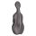 CC-1044-TI Leonardo Pro series cello case 4/4 full carbon, matt finish titanium grey, 2,8kg