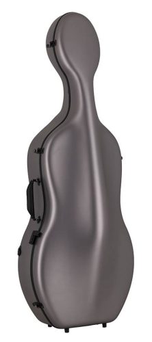 CC-1044-TI Leonardo Pro series cello case 4/4 full carbon, matt finish titanium grey, 2,8kg