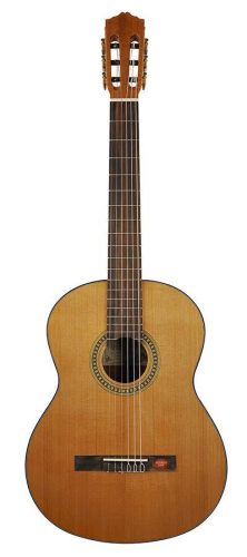 Salvador Cortez CC-10L balkezes klasszikus gitár – cédrus tető, sapele test, magasfényű lakkozás, nyakmerevítő