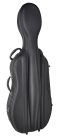 CC-144-BK Leonardo  cello case 4/4, soft foam moulded, 2 straps, zipper lock, black