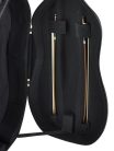 CC-144-BK Leonardo  cello case 4/4, soft foam moulded, 2 straps, zipper lock, black