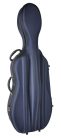 CC-144-BU Leonardo  cello case 4/4, soft foam moulded, 2 straps, zipper lock, blue