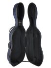 CC-144-BU Leonardo  cello case 4/4, soft foam moulded, 2 straps, zipper lock, blue