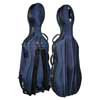 CC-244-BU Leonardo  cello case 4/4, soft foam moulded, wheels, 2 straps, zipper lock, blue, 5,3kg