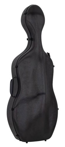 CC-644-BK Leonardo Student series cello case 4/4, PVC sandwich construction, 2 comfort straps, brushed black, 4,5kg