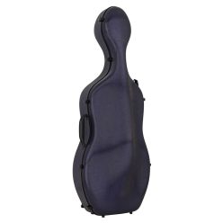   CC-644-BU Leonardo Student series cello case 4/4, PVC sandwich construction, 2 comfort straps, brushed blue, 4,5kg