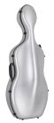 CC-644-SL Leonardo Student series cello case 4/4, PVC sandwich construction, 2 comfort straps, brushed silver, 4,5kg