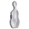 CC-644-SL Leonardo Student series cello case 4/4, PVC sandwich construction, 2 comfort straps, brushed silver, 4,5kg