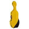 CC-944-GY Leonardo Pro series cello case 4/4 full carbon, bumblebee yellow/black carbon,3,4kg