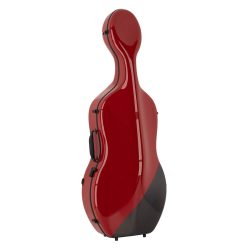   CC-944-RD Leonardo Pro series cello case 4/4 full carbon, chili red/black carbon, 3,4kg