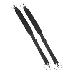   CC-STRAP Leonardo  straps for cello cases, high quality, silicone padded, includes 4 security steel ropes