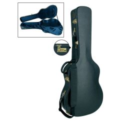   CCL-500 Boston Traditional Pro deluxe case for classic guitar, wood, arched, shaped model, with lock and shoulder strap