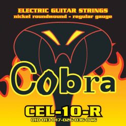   CEL-10-R Cobra  string set electric, nickel roundwound regular, 010-013-017-026-036-046