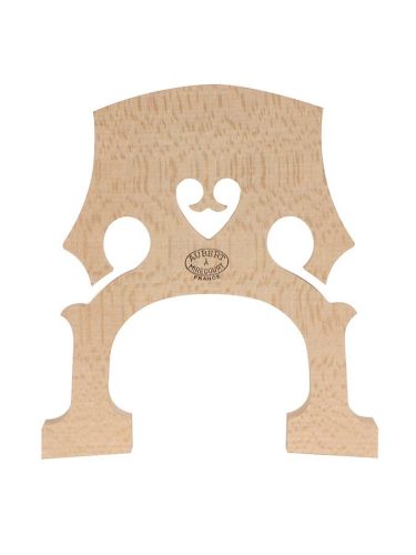 CF1696 Aubert Lutherie à Mirecourt cello bridge 4/4, french model, treated wood, feet width: 96 mm