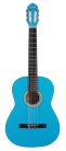 CG-144-BU Salvador Kids Series classic guitar full scale, linden back and sides, nickel frets, trussrod, gloss blue finish