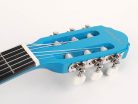 CG-144-BU Salvador Kids Series classic guitar full scale, linden back and sides, nickel frets, trussrod, gloss blue finish