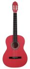 CG-144-PK Salvador Kids Series classic guitar full scale, linden back and sides, nickel frets, trussrod, gloss pink finish