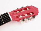 CG-144-PK Salvador Kids Series classic guitar full scale, linden back and sides, nickel frets, trussrod, gloss pink finish