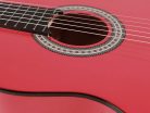 CG-144-PK Salvador Kids Series classic guitar full scale, linden back and sides, nickel frets, trussrod, gloss pink finish