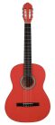 CG-144-RD Salvador Kids Series classic guitar full scale, linden back and sides, nickel frets, trussrod, gloss red finish