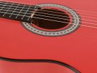 CG-144-RD Salvador Kids Series classic guitar full scale, linden back and sides, nickel frets, trussrod, gloss red finish