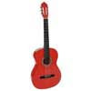 CG-144-RD Salvador Kids Series classic guitar full scale, linden back and sides, nickel frets, trussrod, gloss red finish