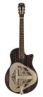 CH12/BRS Royall Tri Cone 12 fret resonator CHESS CUTAWAY 12, wooden body (okoume) brown sand finish, with softcase