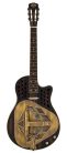 CH12SC/BRS Royall Tri Cone 12 fret resonator CHESS CUTAWAY 12 SC, wooden body (okoume) brown sand finish, with softcase