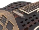 CH12SC/BRS Royall Tri Cone 12 fret resonator CHESS CUTAWAY 12 SC, wooden body (okoume) brown sand finish, with softcase