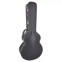   CJZ-500-18 Boston Traditional Pro guitar case, wood, arched, with lock and shoulder strap, shaped model, jazz 18 inch