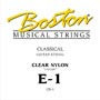 CN-1 Boston Concert Series E-1 string for classic guitar, clear nylon