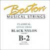 CN-2-BK Boston Concert Series B-2 string for classic guitar, black nylon