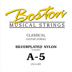   CN-5-HT Boston Concert Series A-5 string for classic guitar, silverplated wound nylon, hard tension