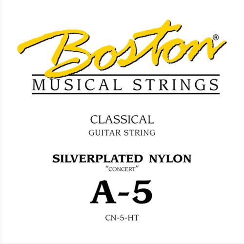 CN-5-HT Boston Concert Series A-5 string for classic guitar, silverplated wound nylon, hard tension