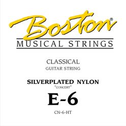   CN-6-HT Boston Concert Series E-6 string for classic guitar, silverplated wound nylon, hard tension