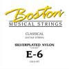 CN-6-HT Boston Concert Series E-6 string for classic guitar, silverplated wound nylon, hard tension