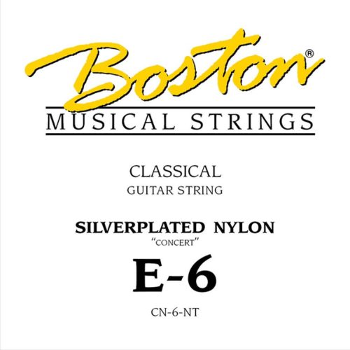 CN-6-NT Boston Concert Series E-6 string for classic guitar, silverplated wound nylon, normal tension