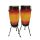 CNG-25-SB Hayman  conga set, 10"+11", hardwood, with basket style stand, sunburst