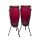 CNG-25-WR Hayman  conga set, 10"+11", hardwood, with basket style stand, winered