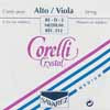 CO-212 Corelli Crystal viola string D-2, 25/28 cm., medium, stabilon, aluminum