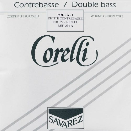 CO-301-A Corelli Nickel Orchestre double bass string G-1 1/2, 100 cm., rope core, nickel