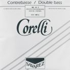 CO-302-A Corelli Nickel Orchestre double bass string D-2 1/2, 100 cm., rope core, nickel