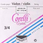 CO-3702-M Corelli Crystal violin string A-2 3/4, stabilon, aluminum