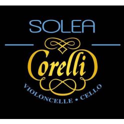   CO-682-M Corelli Solea cello string D-2 4/4, medium, steel core, multialloy aluminum